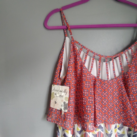 NWT Accidentally in Love Maxi Dress - Picture 2 of 7